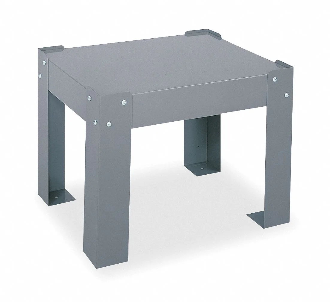 Durham Durham 304-95-15/LEG Optional Base for Slide Rack, 15in Legs, Gray Steel — product photo