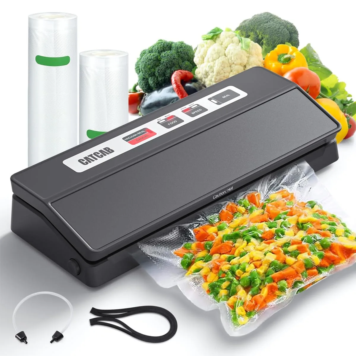  FoodSaver CATCAB Vacuum Sealer 70 kPa 11.8 in Black — product photo