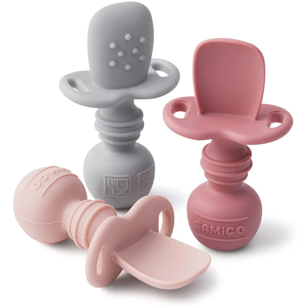 No Sew No Sew SMG Spoons1st Silicone Baby Spoons Set of 3 — product photo