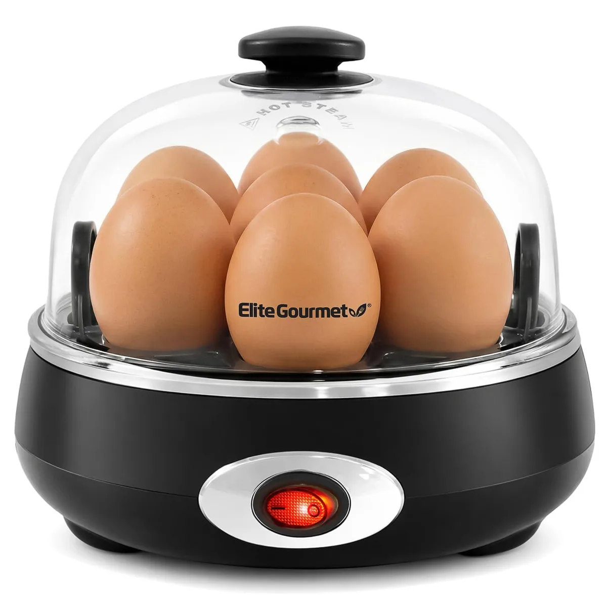  Elite Gourmet EGC-007CHC 7 Egg Cooker Charcoal Grey — product photo
