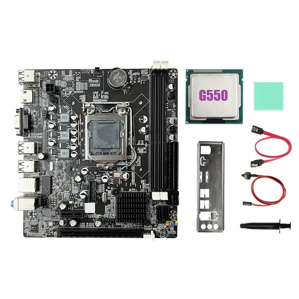 YINGHUA YINGHUA B75 server motherboard G550 CPU LGA1155 DDR3 16G — product photo