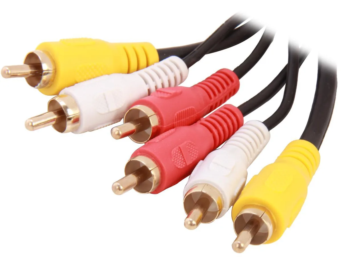 sakose sakose PV2A-6 6 ft rca composite cable 3RCA to 3RCA — product photo