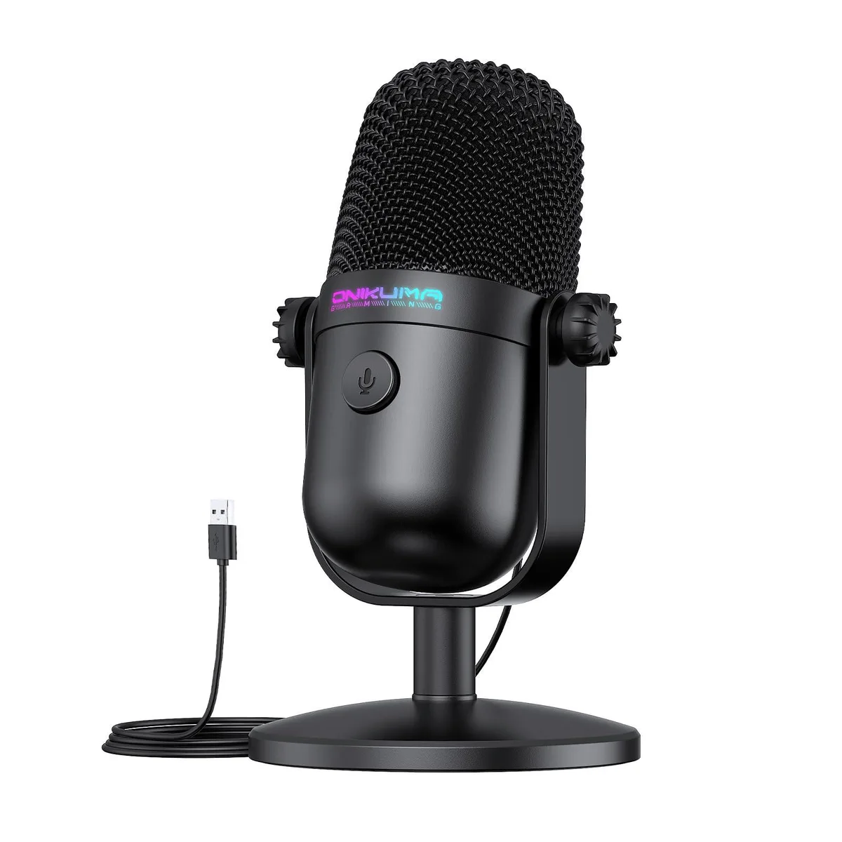  ONIKUMA GAMING M830 USB Condenser Microphone Black — product photo