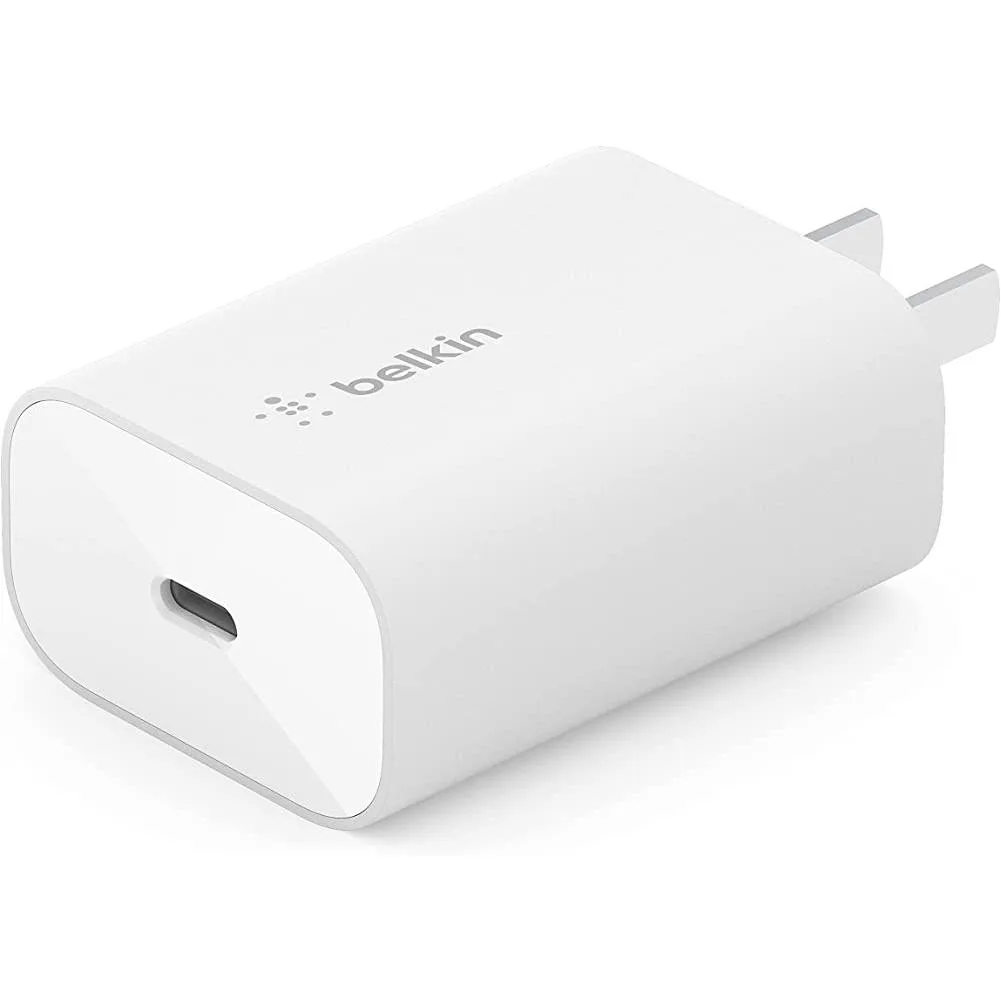 Belkin Belkin BOOST CHARGE 25W USB-C Wall Charger White WCA004dqWH — product photo