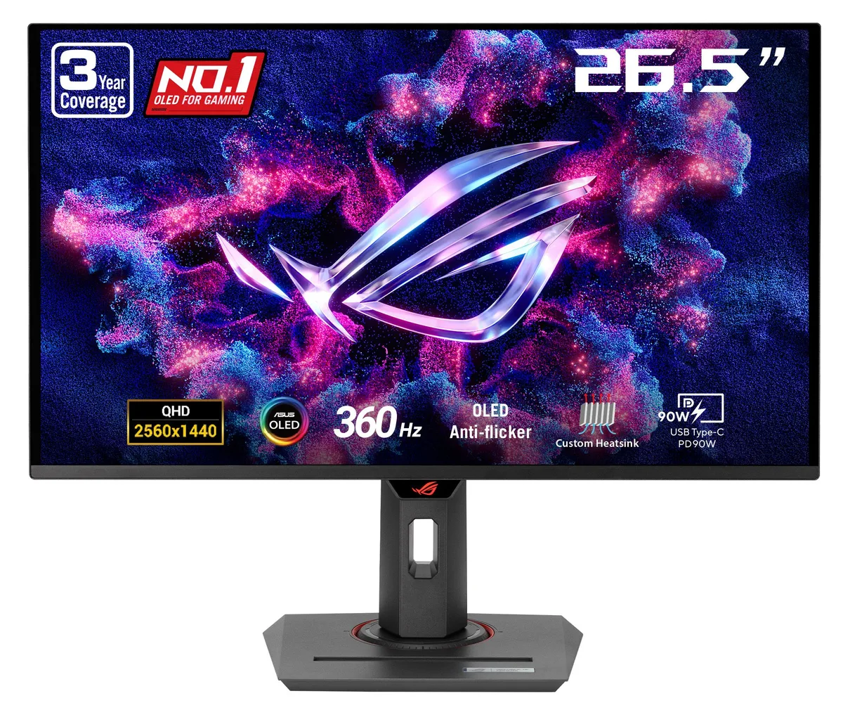 ASUS ASUS ROG Strix XG27ACDNG 27" QHD 360Hz OLED gaming monitor — product photo