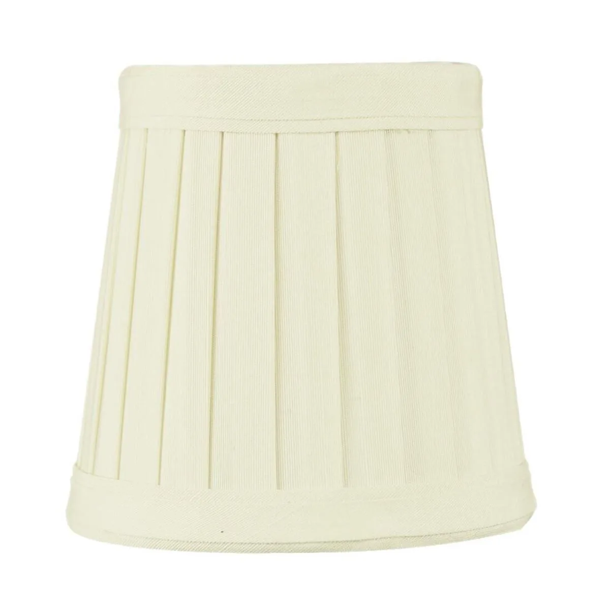 Home Concept Home Concept 3x4x4 Egg Shell Pleated Clip-on Candelabra Shade Ivory — product photo