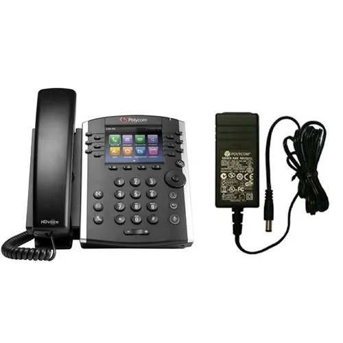 POLYCOM POLYCOM VVX410 12-line corded phone 3.5" display — product photo