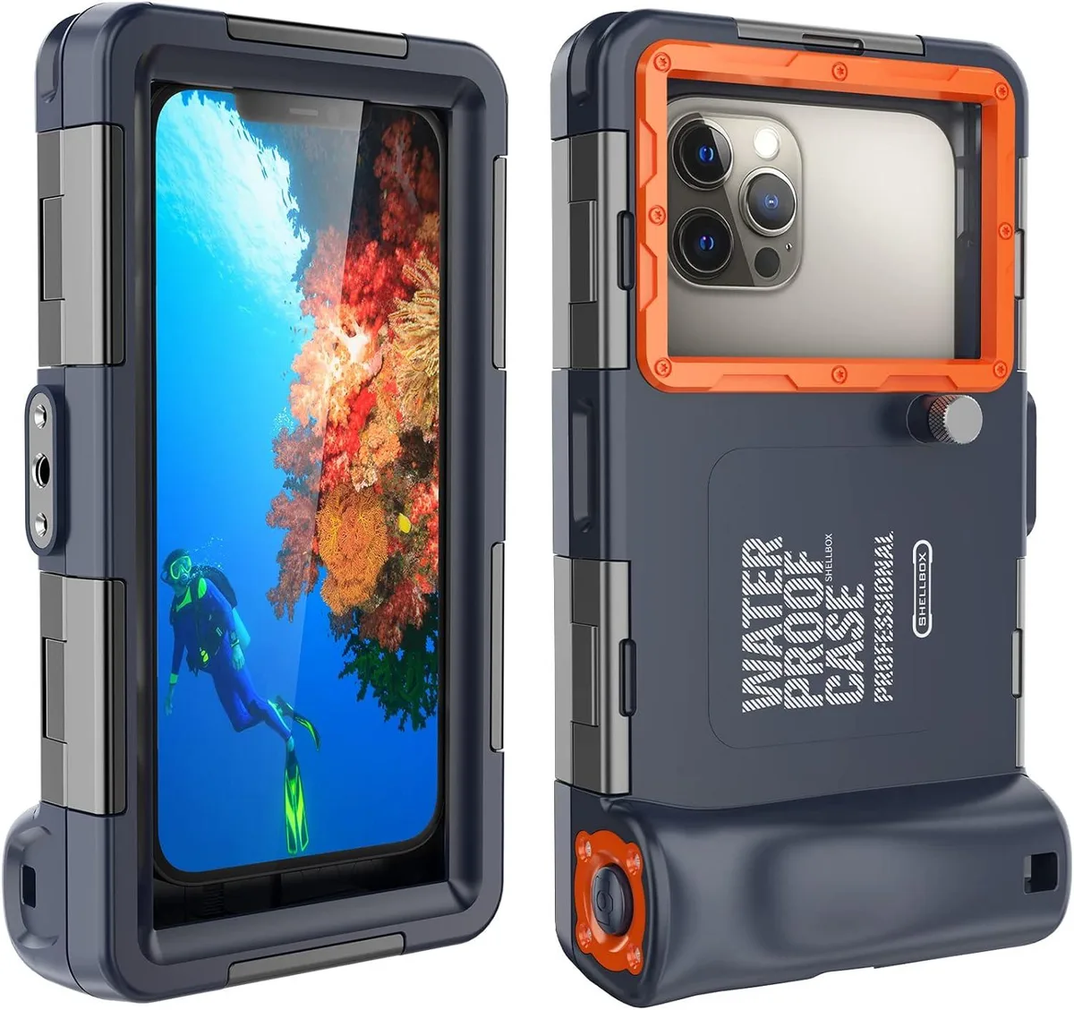 BONAEVER BONAEVER Universal Waterproof Phone Case 50ft Dark Blue — product photo