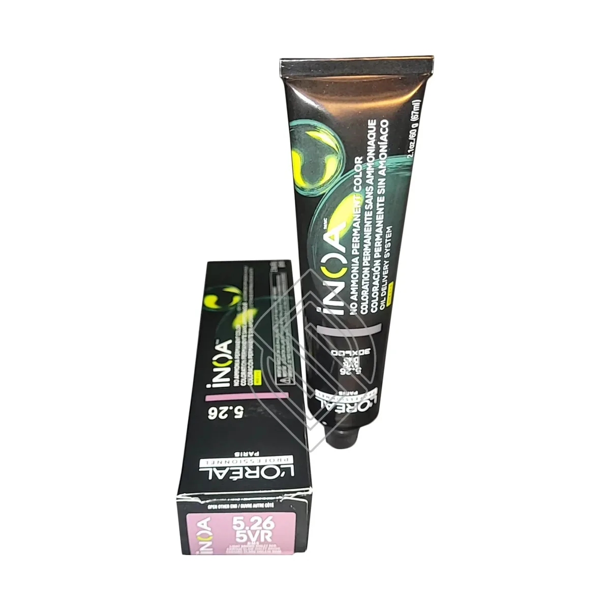 L'Oreal L'Oreal Inoa 5.26/5VR Light Brown Violet Red Permanent Hair Color 2.1oz 60g — product photo