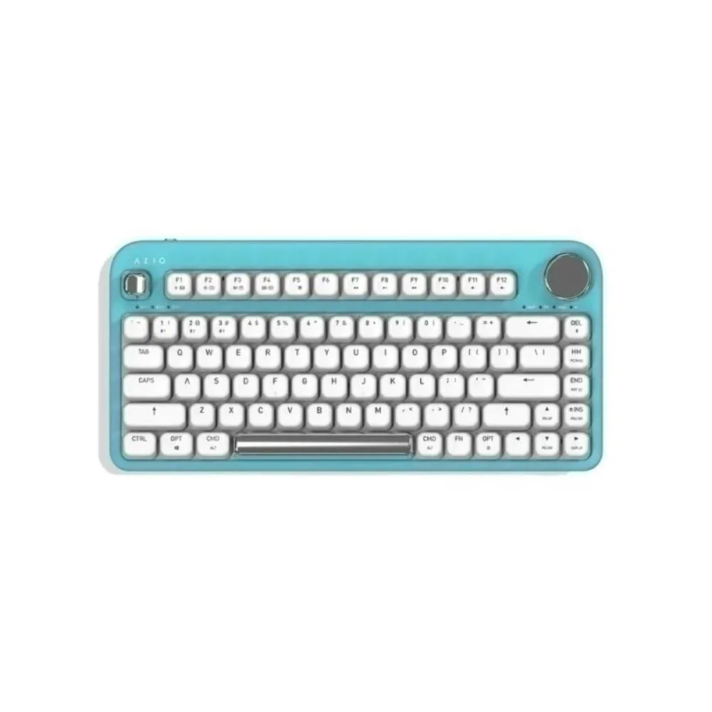 AZIO AZIO IZO 75% Mechanical Keyboard Mint Daisy IK409 2 in 1 accessory — product photo