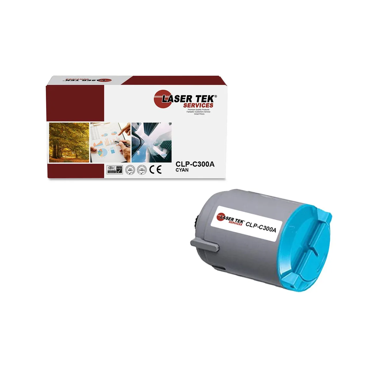 Laser Tek Services Laser Tek Services CLP-C300A Cyan Toner Cartridge 1000 pages — product photo