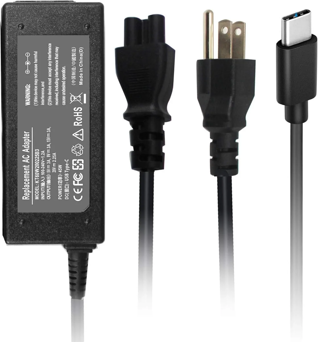 Shyarweyy DZ65200225 45W USB-C Laptop Charger — product photo