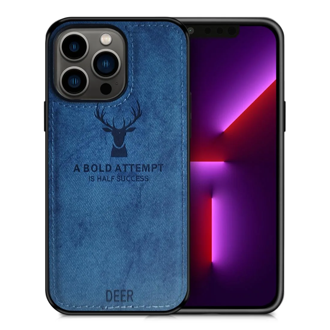 ALPHA DIGITAL INC ALPHA DIGITAL INC IP13P-DEER-BL case for iPhone 13 Pro Blue — product photo