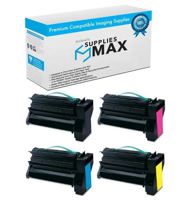 SuppliesMax SuppliesMax 39V094MP Extra High Yield Toner Cartridge Combo Pack (BK/C/M/Y) — product photo
