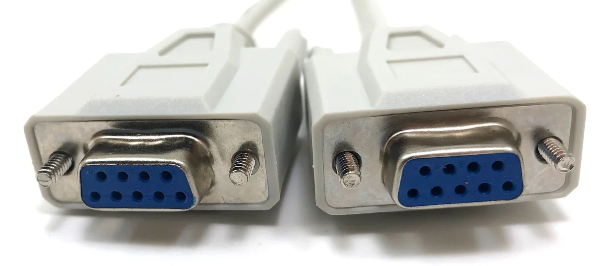 Micro Connectors Micro Connectors M02-233 10 ft DB9 Female to Female Null Modem Cable — product photo