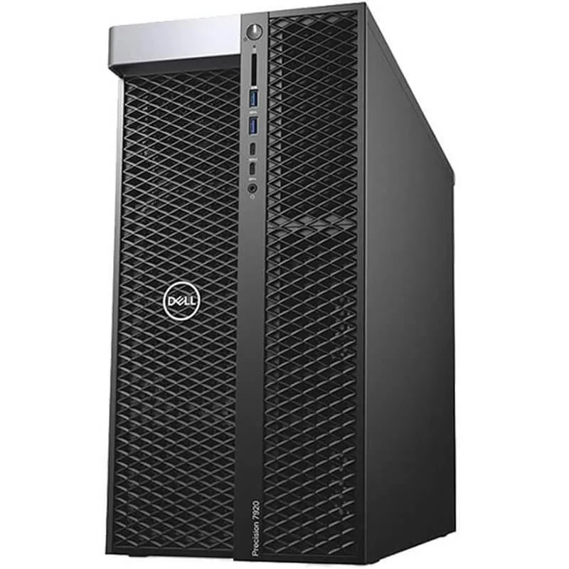 DELL DELL Precision T7920 2x Xeon Gold 6144 1536GB 250GB NVMe Radeon Pro WX 7100 desktop PC — product photo