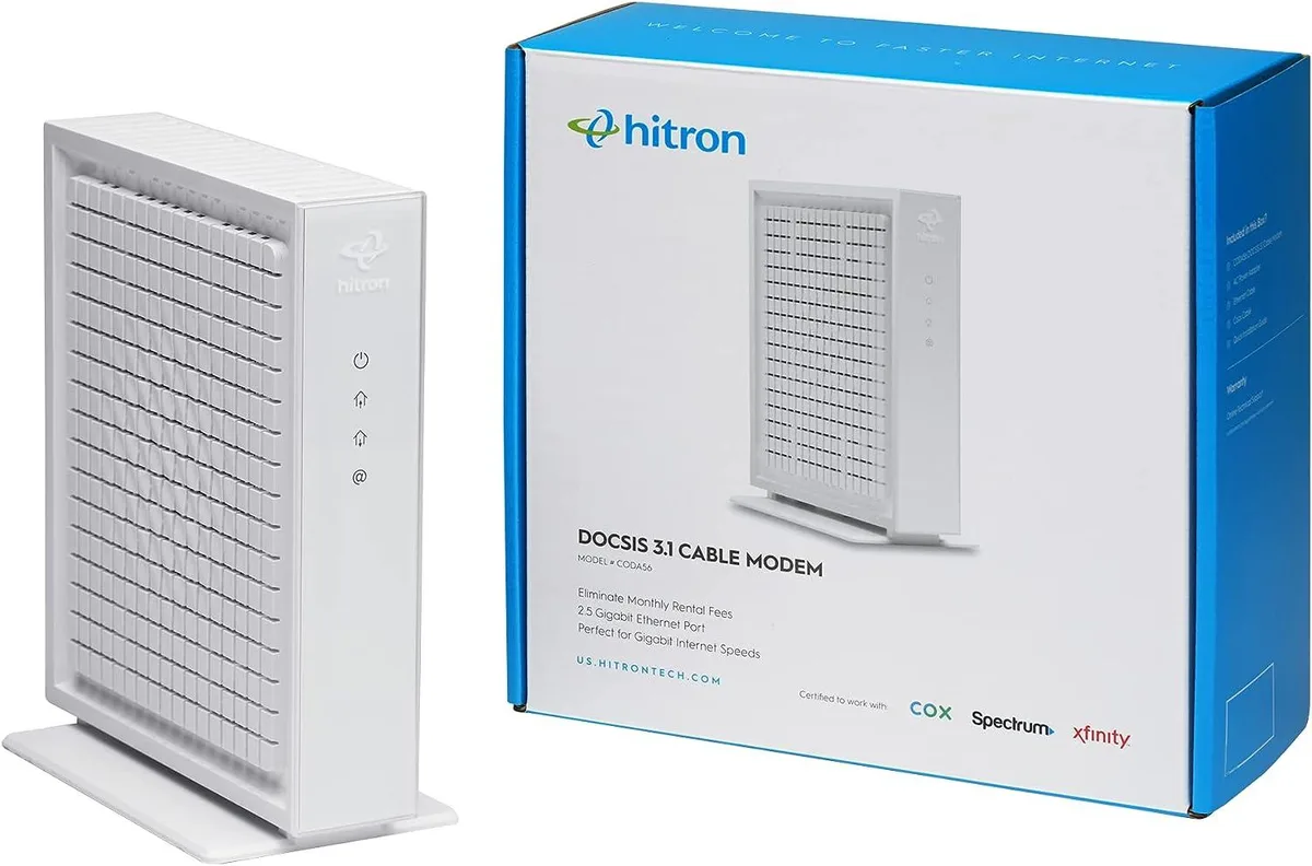 Hitron Hitron CODA56 2.5 Gbps DOCSIS 3.1 Cable Modem — product photo