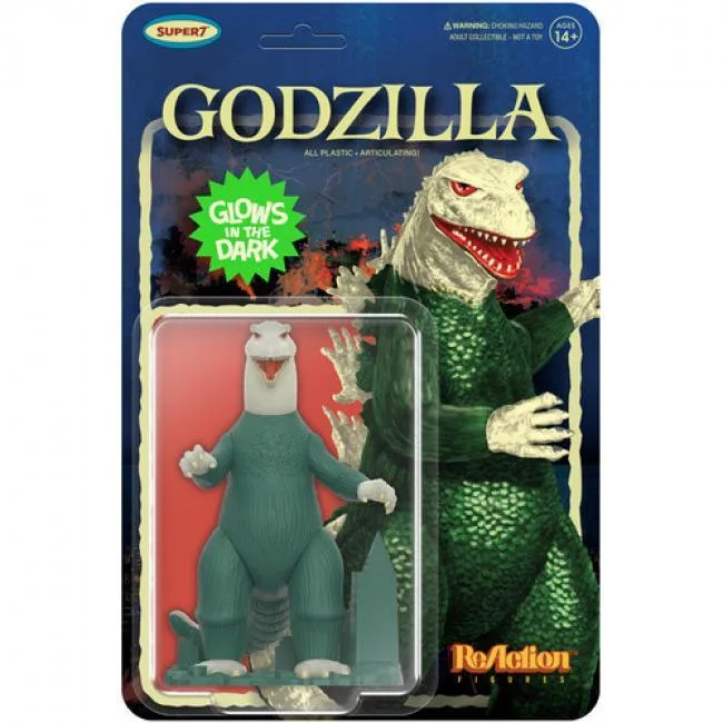 Super7 Super7 RE-TOHO-09950 Godzilla ReAction Figure 3.75 inch Glow — product photo