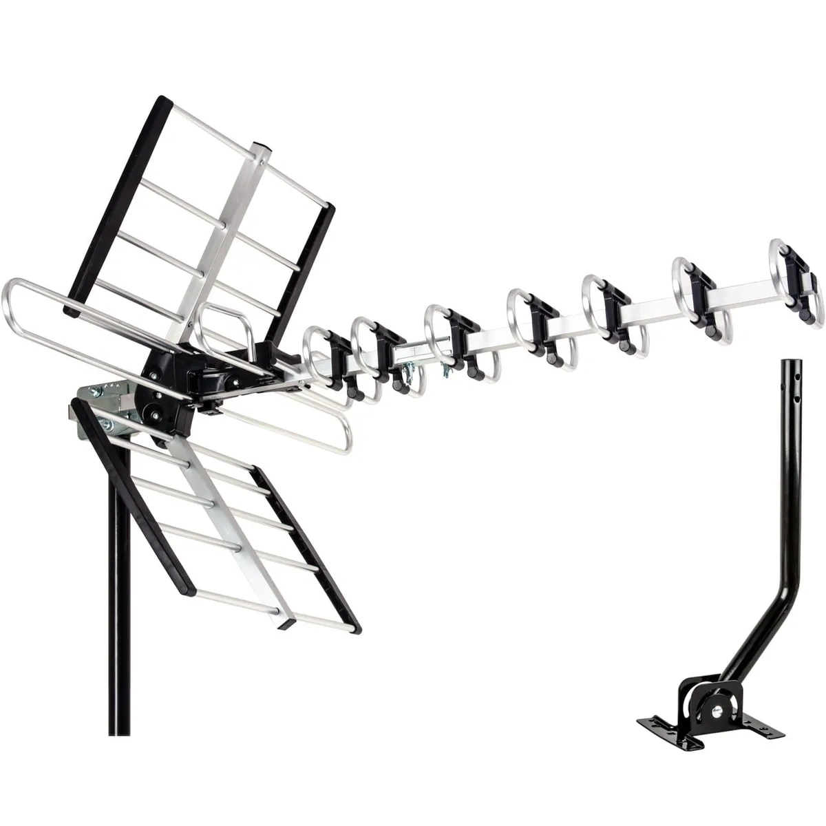 FIVE STAR FIVE STAR Outdoor HDTV Antenna 200 Mile 40 ft Cable 2 in 1 accessory — product photo