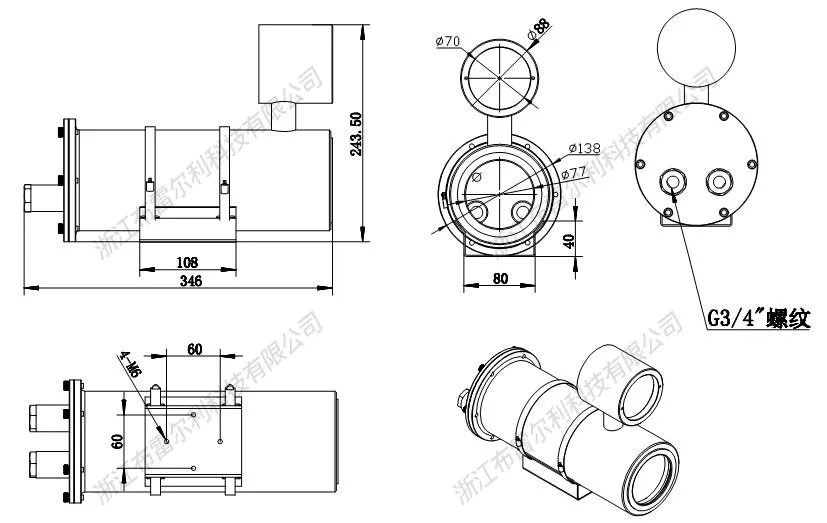 China Bks China Bks BL-EX380NI-I8Z 8MP Explosion-Proof Bullet Network Camera 4X Zoom IP68 — product photo