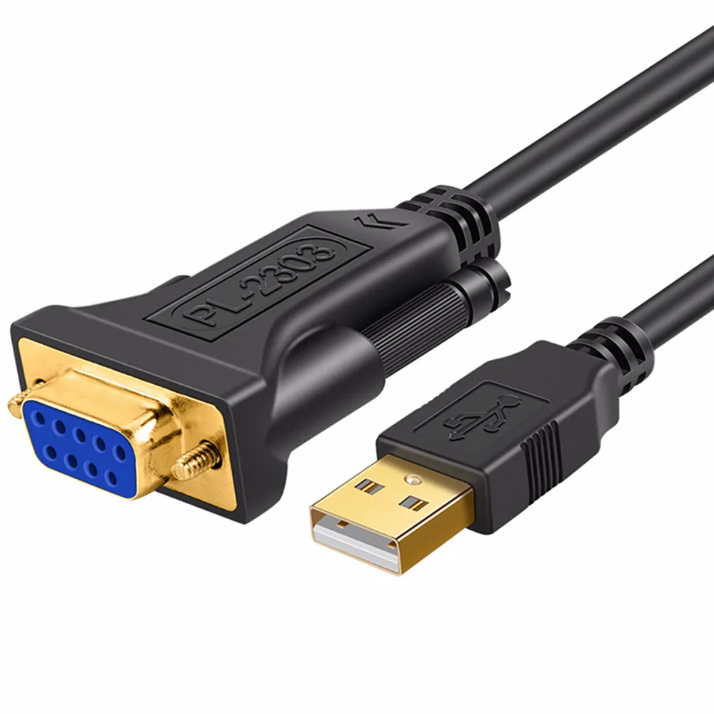 IHDAPP IHDAPP USB 2.0 to RS232 Adapter PL2303 1M Black — product photo