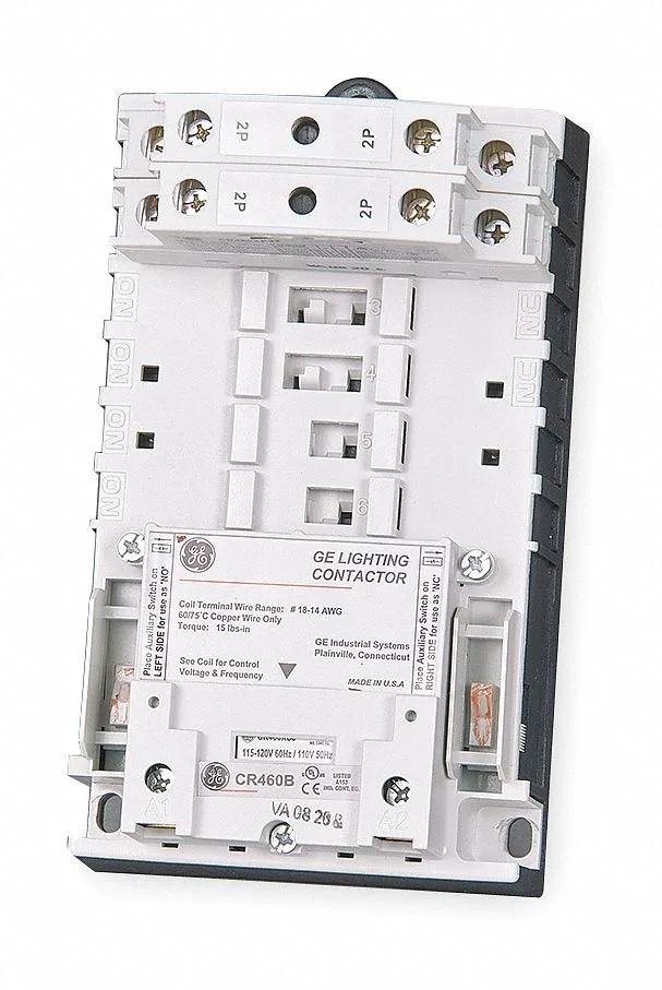 GE GE CR463L40ANA 277VAC 4P 30A Lighting Contactor — product photo