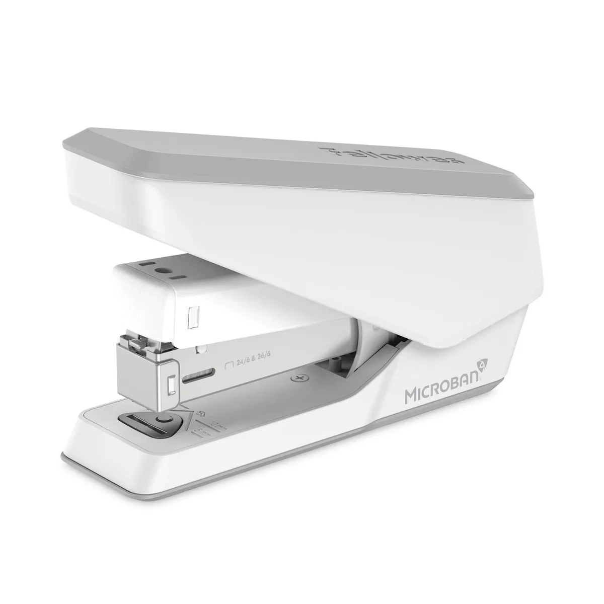 FELLOWES FELLOWES 5011501 LX840 EasyPress Desktop Stapler 25-Sheet White — product photo