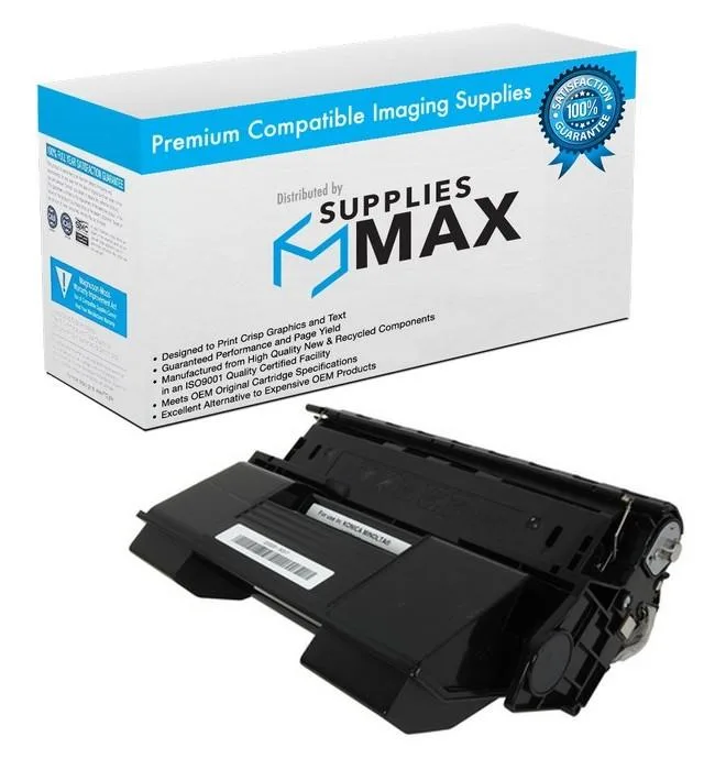 SuppliesMax SuppliesMax Black Toner Cartridge 19000 Pages for Konica Minolta bizhub 40P/40PX — product photo