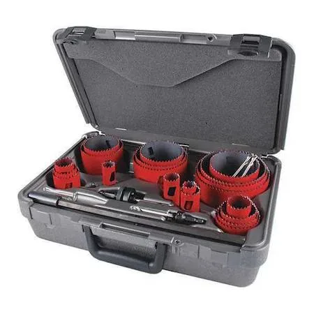 Morse MHS23M 20-piece bi-metal hole saw kit in plastic case