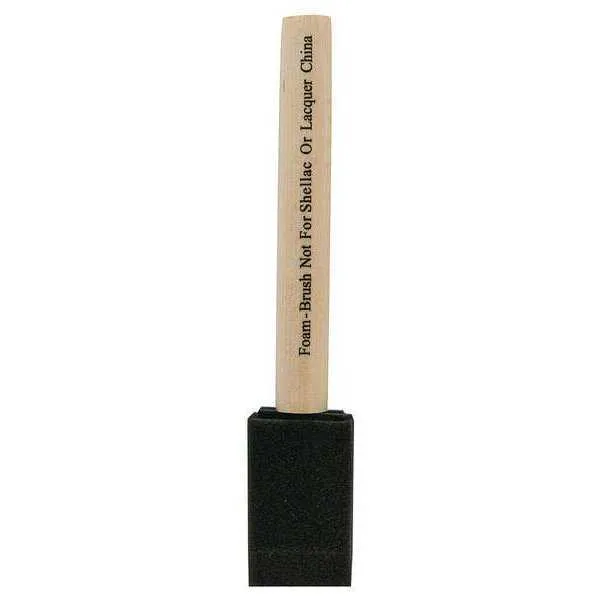 Wooster Brush Company Wooster 3102-1 1" Flat Sash Firm Foam Paint Brush Wood Handle — product photo