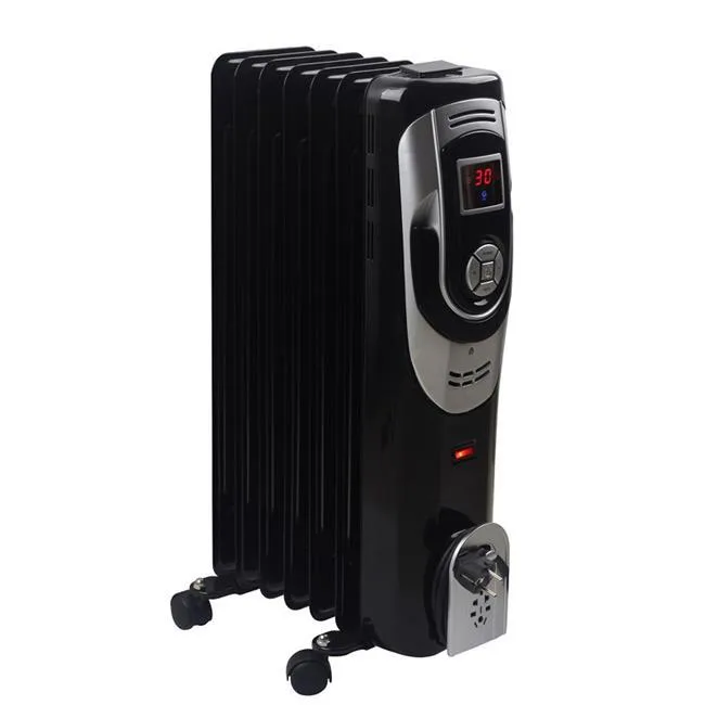 OPTIMUS OPTIMUS H6015L 7 Fin Oil Filled Radiator Heater — product photo