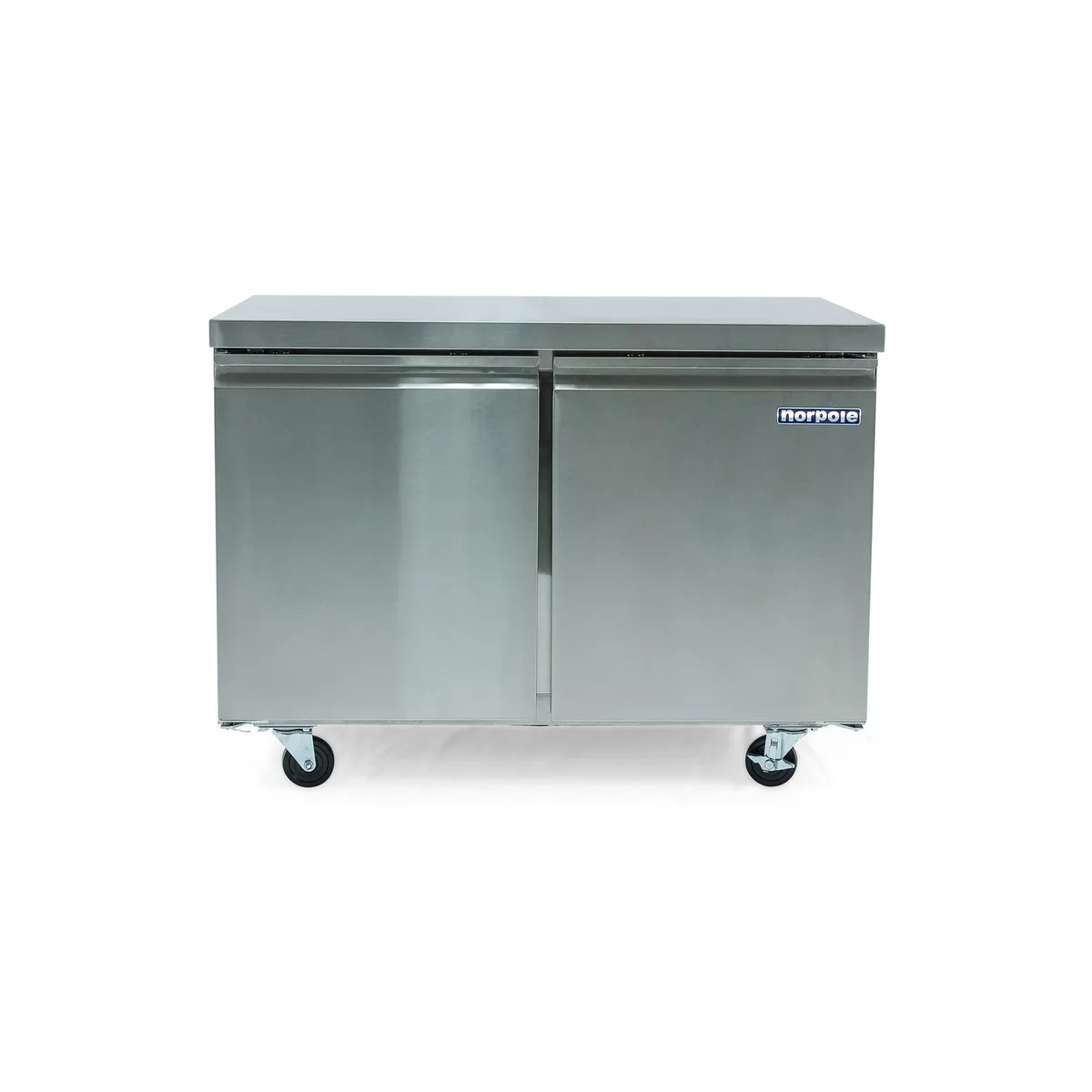 Magic Chef Magic Chef 12 cu. ft. 2-Door Under Counter Freezer Stainless Steel — product photo