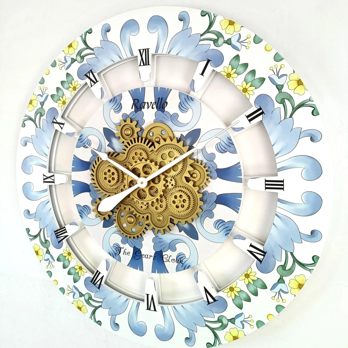 The Gears Clock The Gears Clock Italy Line 24 inch Round 36 inches Ravello — product photo