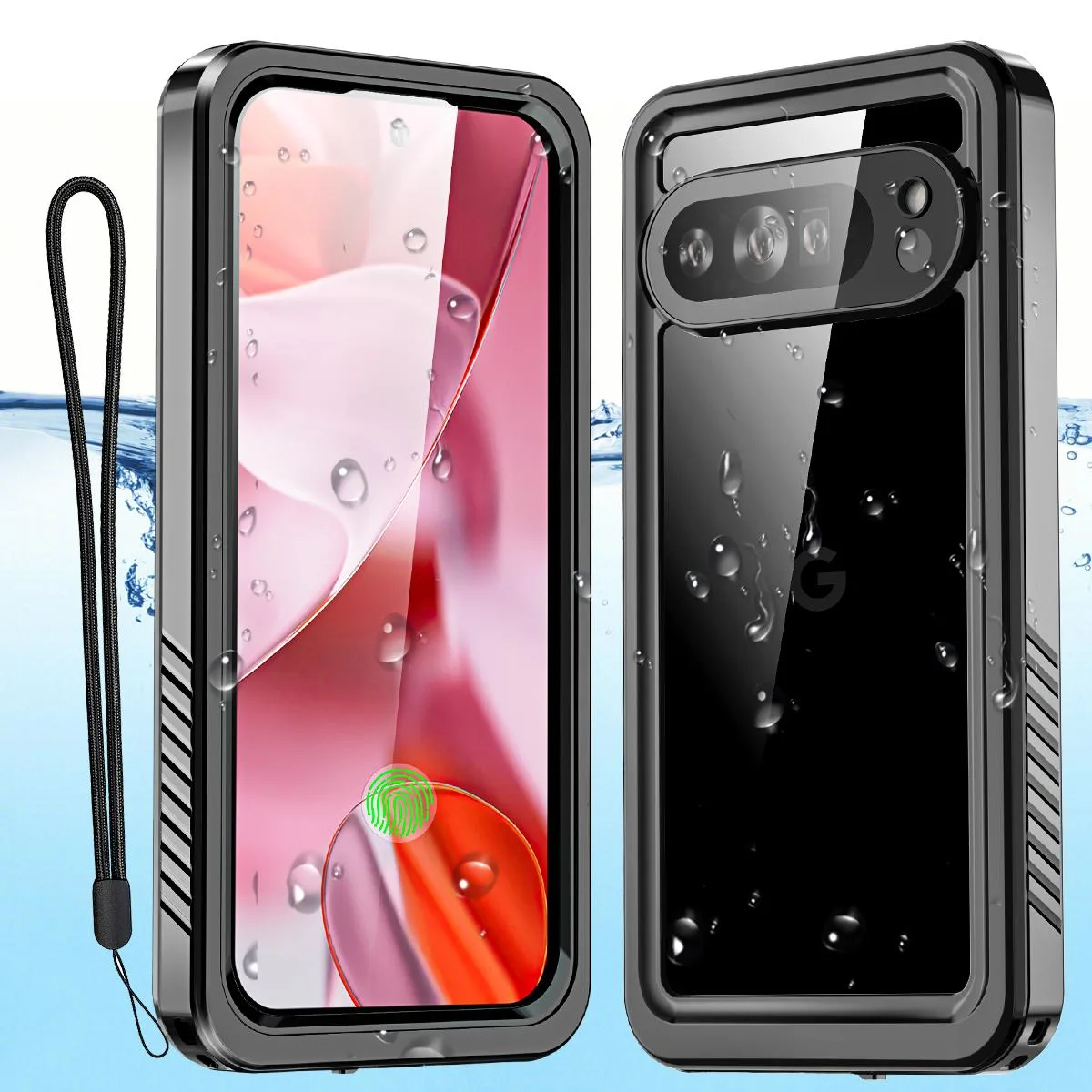 SZYG SZYG Waterproof Case Google Pixel 9 Pro XL 6.8 IP68 Black — product photo