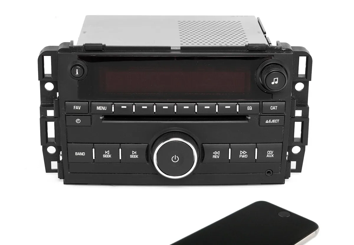 1 Factory Radio 1 Factory Radio 25941140 Saturn Outlook 2009 AM FM CD MP3 AUX Bluetooth receiver — product photo