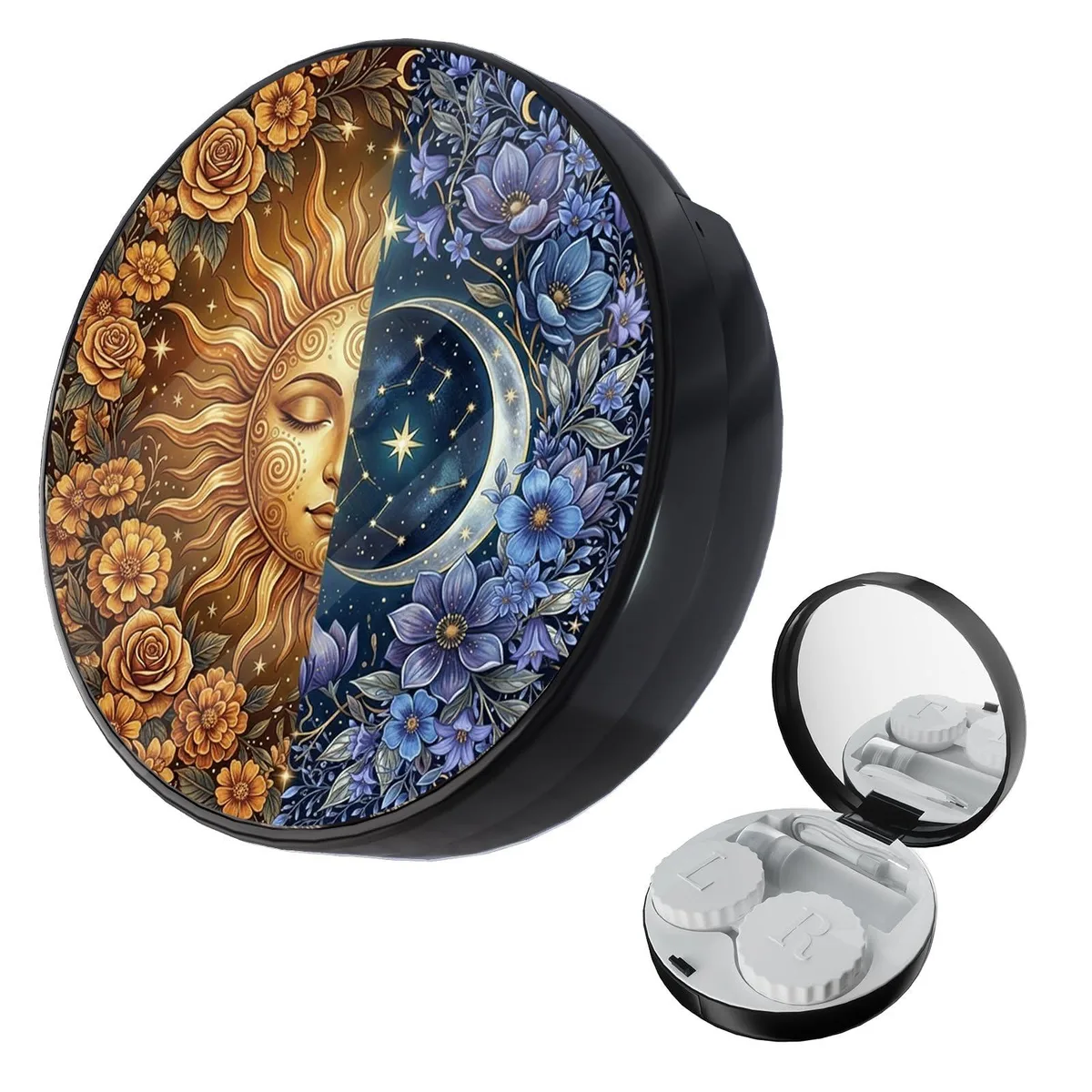  LRITER Contact Lens Case 07 Sun &amp; Moon 7 — product photo