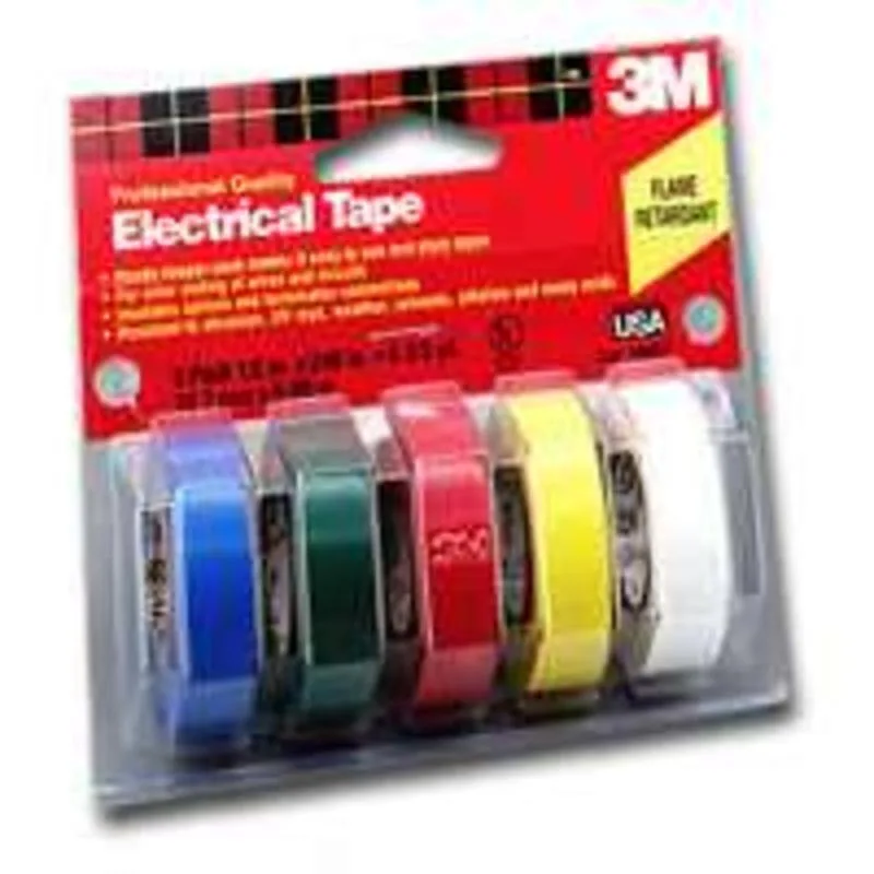 3M 3M Scotch #35 Multi-Coloured Electrical Tape 5 Pack .5" x 6.67 — product photo