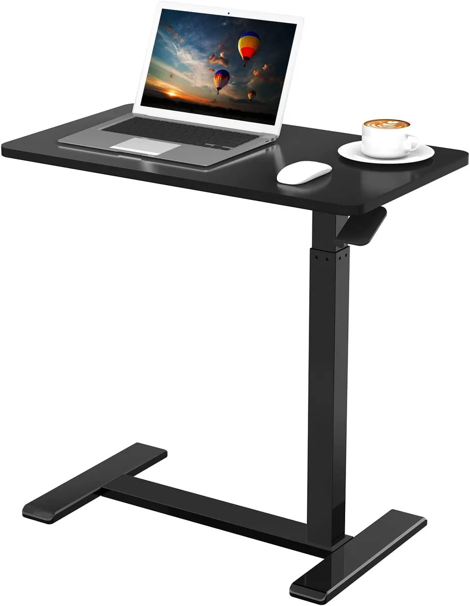 Corn Electronics Corn Electronics Adjustable Overbed Table 27.6" x 15.7" Black — product photo