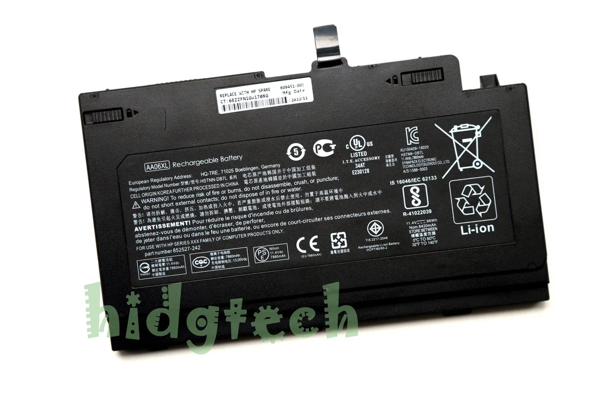 Beisite Beisite AA06XL laptop battery 11.4V 96Wh — product photo