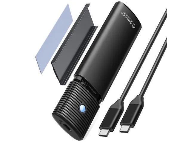 LORDWORLD LORDWORLD M.2 NVMe SATA Enclosure PWDM2-BK USB-C 10Gbps — product photo