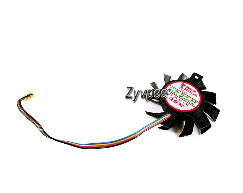 Zyvpee Zyvpee DFS601012M 12V 2.0W 4-pin PWM frameless case fan — product photo