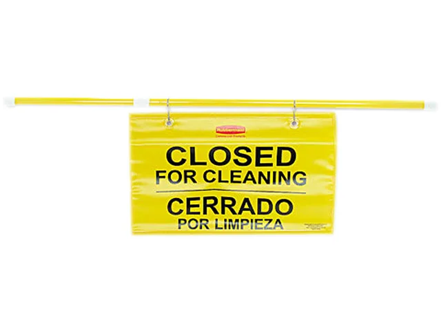 Rubbermaid Rubbermaid 9S1600YL Site Safety Hanging Sign, 50w x 13h, Yellow — product photo