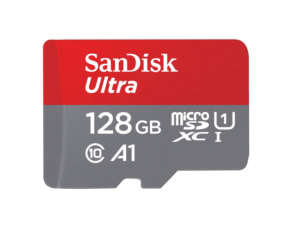 SanDisk SanDisk SDSQUAB-128G-GN6MA 128GB Ultra microSDXC memory card — product photo