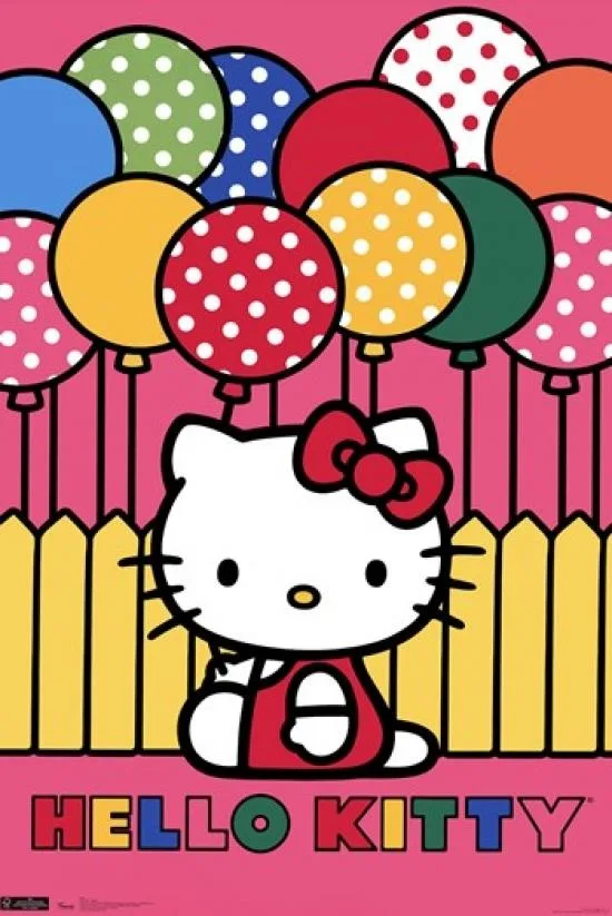 Hello Kitty Mimmy poster print on heavy stock paper 24 by 36 inches