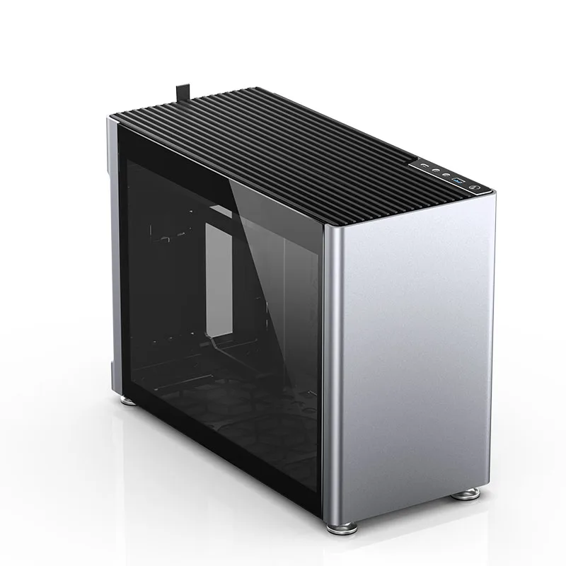 Corn Electronics Corn Electronics i100 Pro ITX/DTX Aluminium Tempered Glass Mini PC Case — product photo