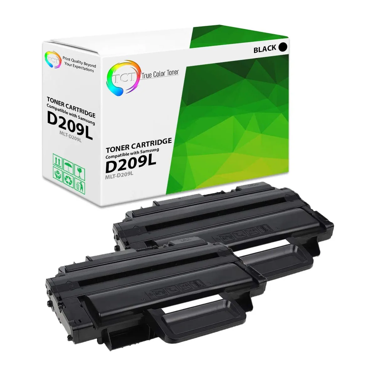 True Color Toner True Color Toner MLT-D209L Black High Yield Toner Cartridge 2 Pack — product photo