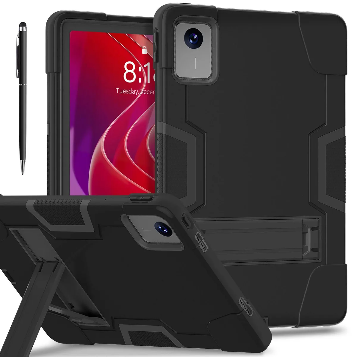 BONAEVER BONAEVER TB330FU heavy-duty laptop case with stand and stylus for Lenovo Tab M11 11 inch 2024 — product photo