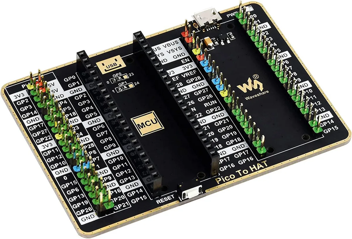 WaveShare WaveShare GPIO Expander for Raspberry Pi Pico, 40PIN &amp; 20PIN Headers — product photo