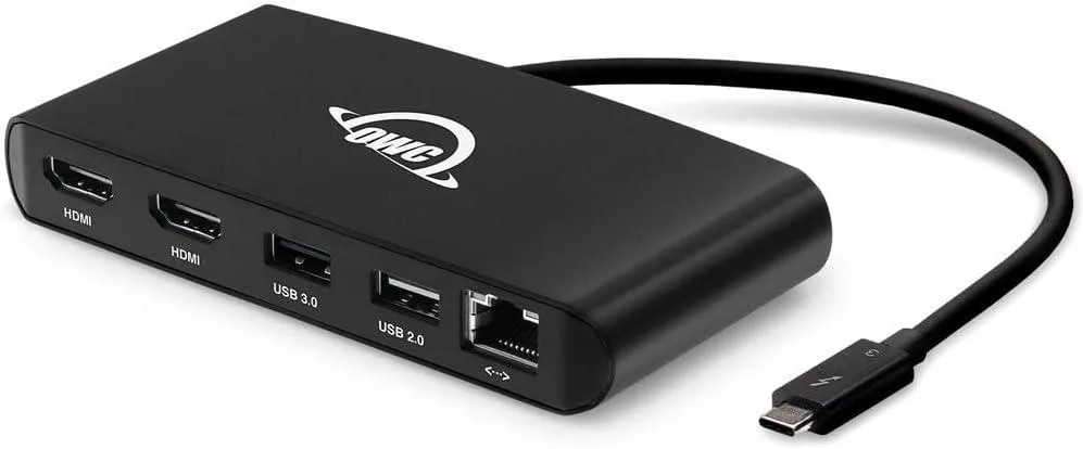 TAURKENAM TAURKENAM 5-Port Thunderbolt Docking Station 7.2-inch Cable — product photo