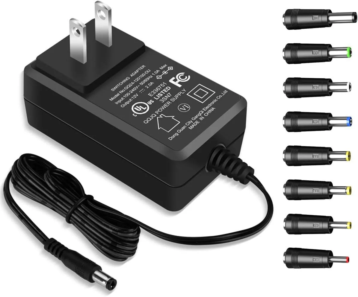 Chicony Chicony 12V 2A AC Adapter with 8 Tips — product photo